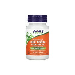 NOW Foods, Cardo mariano, Doble concentración, 300mg, 50cápsulas vegetales