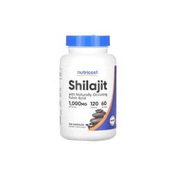 Nutricost, Shilajit, 1000 mg, 120 cápsulas (500 mg por cápsula)