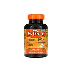 American Health, Ester-C con bioflavonoides cítricos, 1000 mg, 120 cápsulas (500 mg por cápsula)