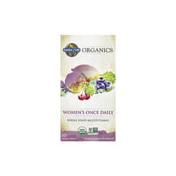 Garden of Life, Organics, Suplemento de una ingesta diaria para mujeres, 60 comprimidos veganos