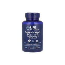 Life Extension, Superomega-3, 60cápsulas blandas