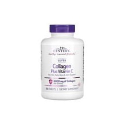 21st Century, Supercolágeno con vitaminaC, 180comprimidos