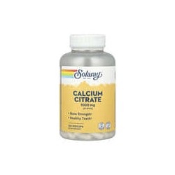 Solaray, Citrato de calcio, 1000 mg, 120 cápsulas vegetales (250 mg por cápsula)