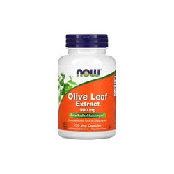 NOW Foods, Extracto de hoja de olivo, 500 mg, 120 cápsulas vegetales