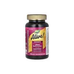 Nature's Way, Alive!, Suplemento multivitamínico ultravitamínico para mujeres, 150 comprimidos
