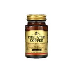 Solgar, Quelato de Cobre, 100 Tabletas