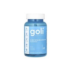 Goli Nutrition, Gomitas de ginseng indio, 60gomitas