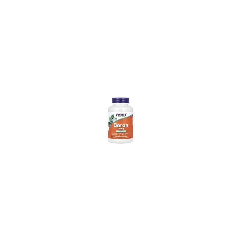 NOW Foods, Boro, 3mg, 250cápsulas vegetales