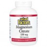 Natural Factors, Citrato de magnesio, 150mg, 180cápsulas