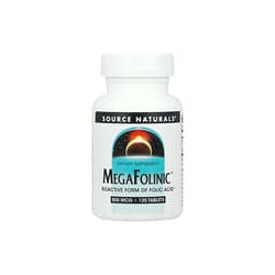 Source Naturals, MegaFolinic™, 800 mcg, 120 comprimidos