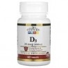 21st Century, D3, 25 mcg (1000 UI), 60 comprimidos