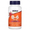 NOW Foods, B6, 100 mg, 100 cápsulas vegetales