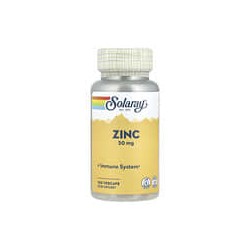 Solaray, Zinc, 50mg, 100cápsulas vegetales