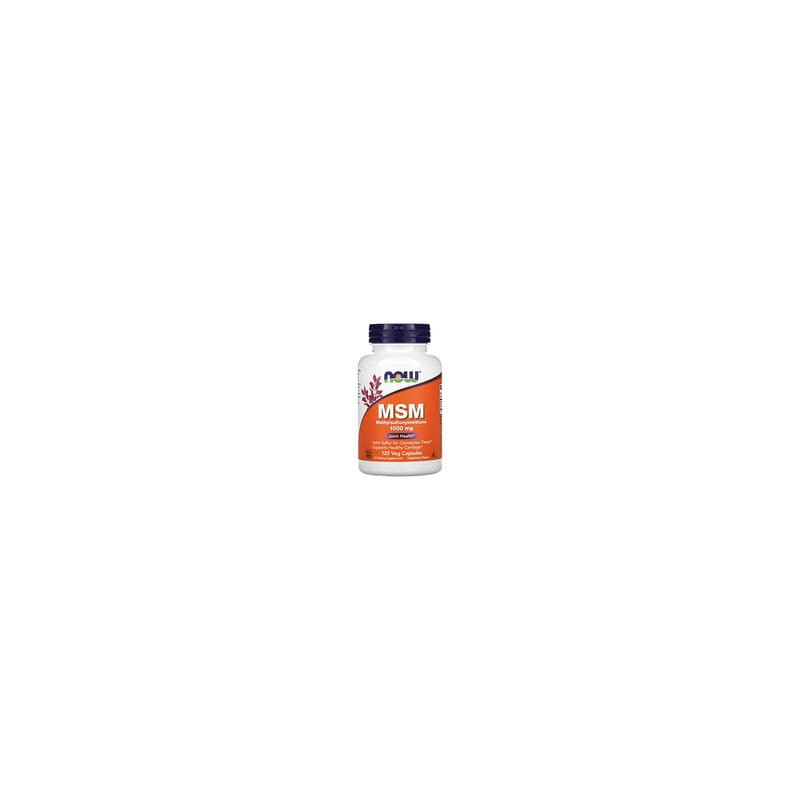 NOW Foods, MSM, Metilsulfonilmetano, 1.000 mg, 120 cápsulas vegetales