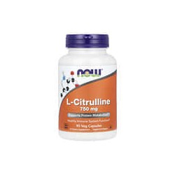 NOW Foods, L-citrulina, 750 mg, 90 cápsulas vegetales