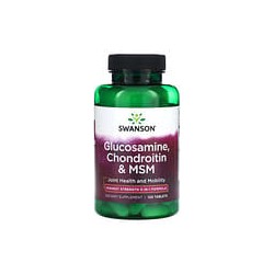 Swanson, Glucosamina, condroitina y MSM`` 120 comprimidos