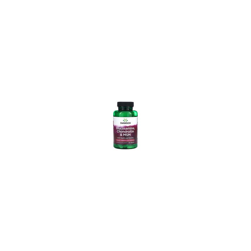 Swanson, Glucosamina, condroitina y MSM`` 120 comprimidos