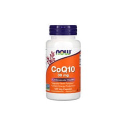 NOW Foods, CoQ10, 30mg, 120cápsulas vegetales
