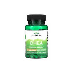 Swanson, DHEA, Alta potencia, 25 mg, 120 cápsulas