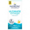 Nordic Naturals, UltimateOmega, Suplemento de aceite de pescado con omega-3, Limón, 1280mg, 120cápsulas blandas (640mg por cápsu