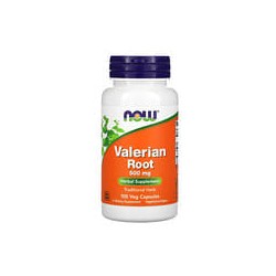 NOW Foods, Raíz de valeriana, 500 mg, 100 cápsulas vegetales