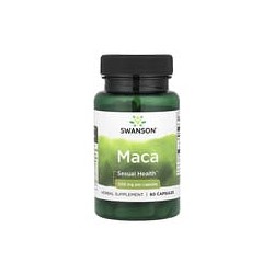 Swanson, Maca, 500 mg, 60 cápsulas