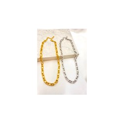 Cadena Oval Chunky Acero