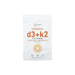 Micro Ingredients, Vitaminas D3 y K2, 300 cápsulas blandas