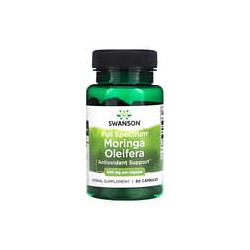 Swanson, Moringa oleifera de espectro completo, 400 mg, 60 cápsulas