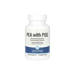 Lake Avenue Nutrition, PEA 300mg y PQQ 10mg, 30cápsulas vegetales