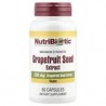 NutriBiotic, Extracto de semilla de pomelo, Máxima concentración, 250mg, 60cápsulas