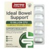 Jarrow Formulas, IdealBowelSupport, Suplemento vegano de refuerzo intestinal ideal, 10.000millones de UFC, 30cápsulas vegetales
