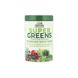 Country Farms, Super Greens, Fórmula alcalinizante, Sin sabor`` 300 g (10,6 oz)