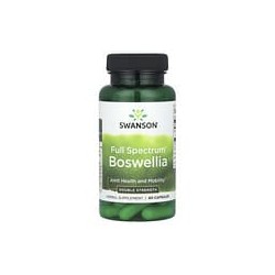 Swanson, Boswellia de espectro completo, Doble concentración, 60 cápsulas