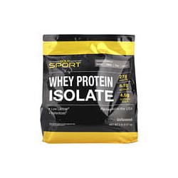 California Gold Nutrition, Sport, Aislado de proteína de suero de leche, Sin sabor, 2,27kg (5lb)
