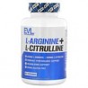 EVLution Nutrition, L-arginina + L-citrulina`` 120 cápsulas vegetales