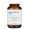 Metabolic Maintenance, Vitamina D-3 con vitamina K2 MK-7, 625 mcg (25.000 UI), 60 cápsulas