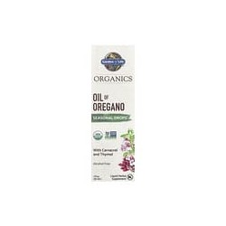 Garden of Life, Producto orgánico, Aceite de orégano, Gotas estacionales, Sin alcohol, 30ml (1oz.líq.)