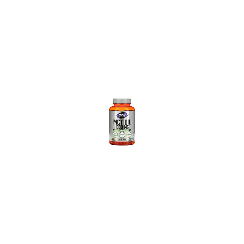 NOW Foods, Sports, MCT Oil, 1000 mg, 150 Cápsulas Blandas