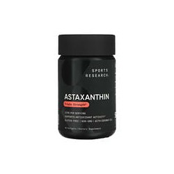 Sports Research, Astaxantina, Concentración triple, 12mg, 60cápsulas blandas