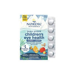 Nordic Naturals, Gomitas para la salud ocular de los niños, Sin azúcar, De 2a 12años, Limonada con fresas, 30gomitas masticables