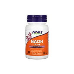 NOW Foods, NADH, 10 mg, 60 cápsulas vegetales