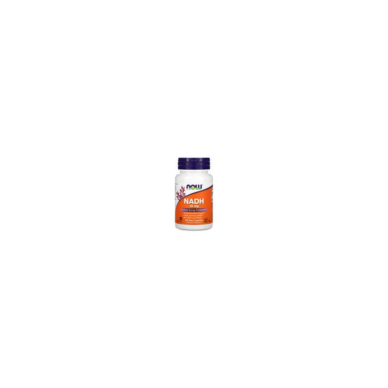 NOW Foods, NADH, 10 mg, 60 cápsulas vegetales