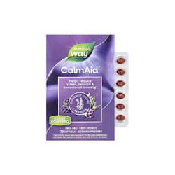 Nature's Way, CalmAid, Lavanda clínicamente estudiada, 30cápsulas blandas