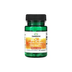 Swanson, P-5-P piridoxal-5-fosfato, 20 mg, 60 cápsulas