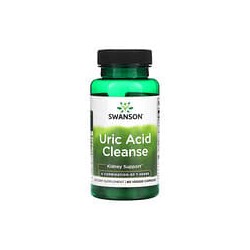 Swanson, Limpieza con ácido úrico, 60 cápsulas vegetales