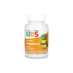 California Gold Nutrition, Magnesio masticable para niños, Cereza, 90comprimidos vegetales