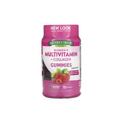 Nature's Truth, Multivitmain + colágeno para mujeres, Bayas mixtas naturales, 70 gomitas