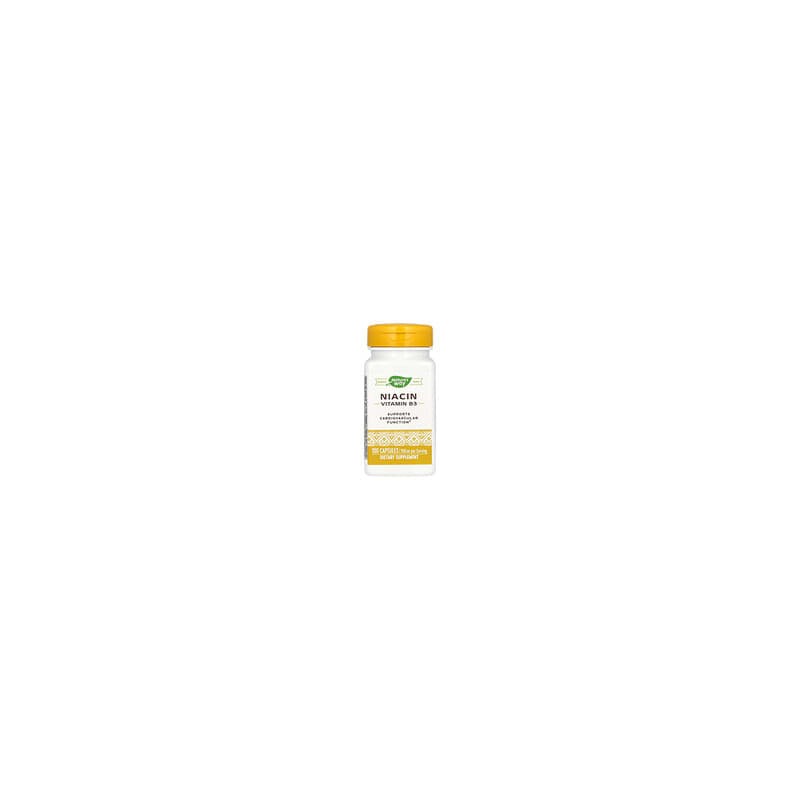 Nature's Way, Niacina, Vitamina B3, 100 mg, 100 cápsulas