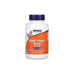 NOW Foods, Arroz de levadura roja, 600 mg, 120 cápsulas vegetales